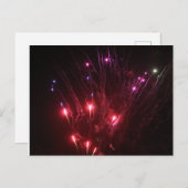 Fireworks-Postkarte Postkarte (Vorne/Hinten)