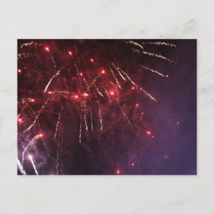 Fireworks-Postkarte Postkarte