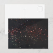 Fireworks-Postkarte Postkarte (Vorne/Hinten)