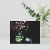 Fireworks-Postkarte Postkarte (Stehend Vorderseite)