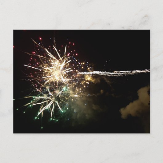 Fireworks-Postkarte Postkarte (Vorderseite)