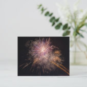 Fireworks-Postkarte Postkarte (Stehend Vorderseite)