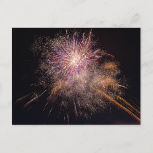 Fireworks-Postkarte Postkarte