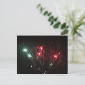Fireworks-Postkarte Postkarte (Stehend Vorderseite)
