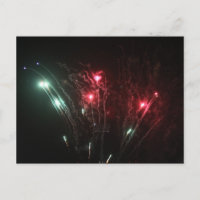 Fireworks-Postkarte