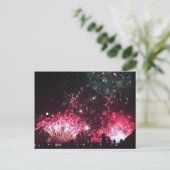 Fireworks-Postkarte Postkarte (Stehend Vorderseite)