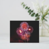 Fireworks-Postkarte Postkarte (Stehend Vorderseite)