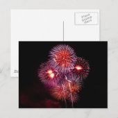 Fireworks-Postkarte Postkarte (Vorne/Hinten)