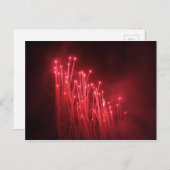 Fireworks-Postkarte Postkarte (Vorne/Hinten)