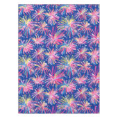 Fireworks Preppy Tablecloth 4. Juli Tischdecke (Vorderseite)