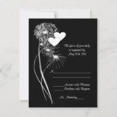 Fireworks RSVP-Karte RSVP Karte (Rückseite)