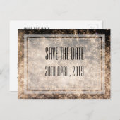 Fireworks Save the Date Postcard Ankündigungspostkarte (Vorne/Hinten)