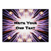 Fireworks - Schreiben Sie Ihren eigenen Text (Vorderseite (Horizontal))