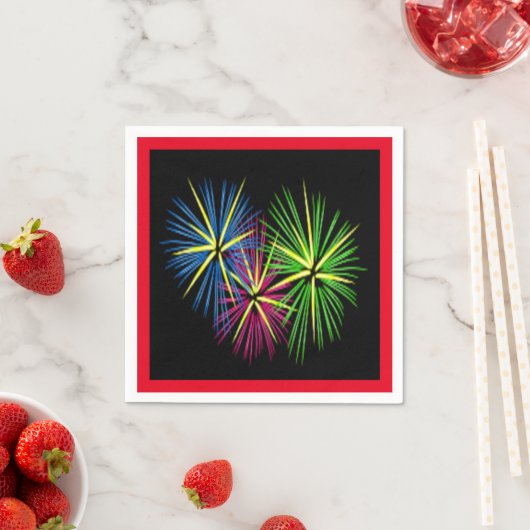 FIREWORKS SERVIETTE (Beispiel)