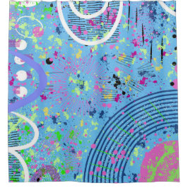 Fireworks Show  Duschvorhang