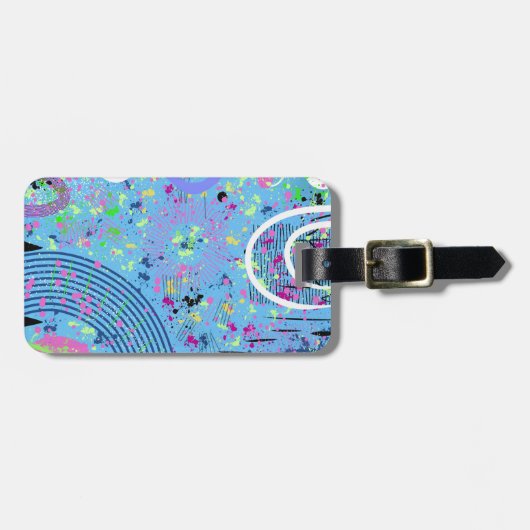 Fireworks Show  Gepäckanhänger (Vorderseite horizontal)