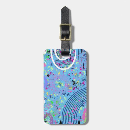 Fireworks Show  Gepäckanhänger (Vorderseite vertikal)