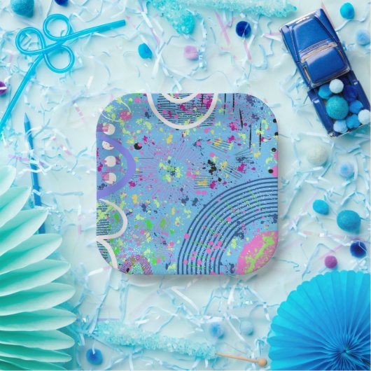 Fireworks Show  Pappteller (Party)