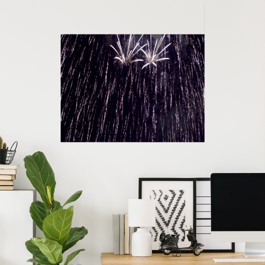 Fireworks Shower Poster (Heimbüro)