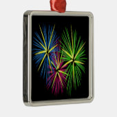 FIREWORKS SILBERNES ORNAMENT (Rechts)