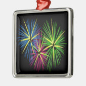 FIREWORKS SILBERNES ORNAMENT (Links)