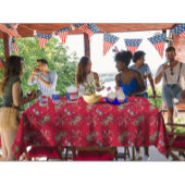 Fireworks Sparks Independence Party Tischdecke