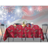 Fireworks Sparks Independence Party Tischdecke