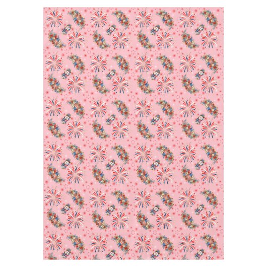 Fireworks Sparks Independence Party Tischdecke (Vorderseite)