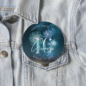 Fireworks Sweet 16 Aquamarin ID984 Button (Beispiel)
