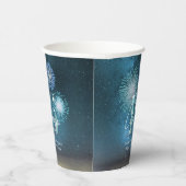 Fireworks Sweet 16 Aquamarin ID984 Pappbecher (Rechts)