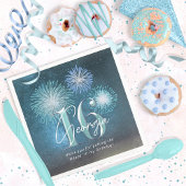 Fireworks Sweet 16 Aquamarin ID984 Serviette