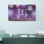 Fireworks Sweet 16 Lila ID984 Banner (Messeveranstaltung)