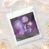 Fireworks Sweet 16 Lila ID984 Geschenktütchen (Ausgeschnitten)