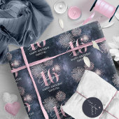 Fireworks Sweet 16 Midnight Blush ID984 Geschenkpapier