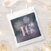 Fireworks Sweet 16 Midnight Blush ID984 Geschenktütchen (Ausgeschnitten)