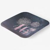 Fireworks Sweet 16 Midnight Blush ID984 Pappteller (Gewinkelt)