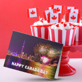 Fireworks Toronto CN Tower Happy Canada Day Karte