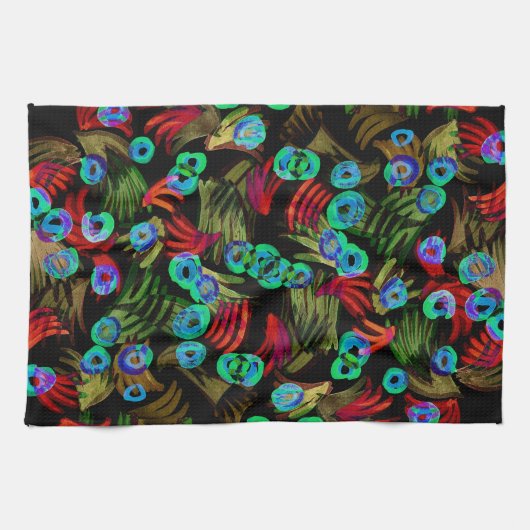 Fireworks Toucan Geschirrtuch (Horizontal)