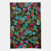 Fireworks Toucan Geschirrtuch (Vertikal)