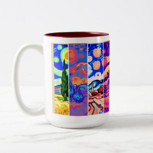 Fireworks Travel Mugs Thermal Tumblers Zweifarbige Tasse