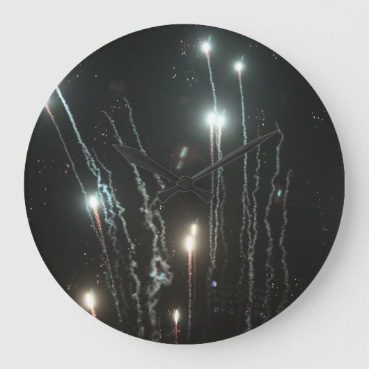 Fireworks-Uhr Große Wanduhr (Vorderseite)