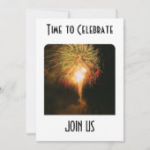 FIREWORKS UND FUN INVITATION JEDEN ANLASS EINLADUNG (Vorderseite)