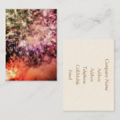 FIREWORKS VISITENKARTE (Vorne/Hinten)