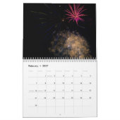 Fireworks Wall Calendar Kalender (Feb 2027)