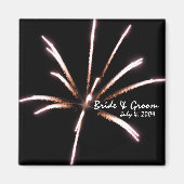 Fireworks Wedding Magnet (Vorne)