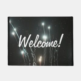 Fireworks Welcome Doormat Fußmatte