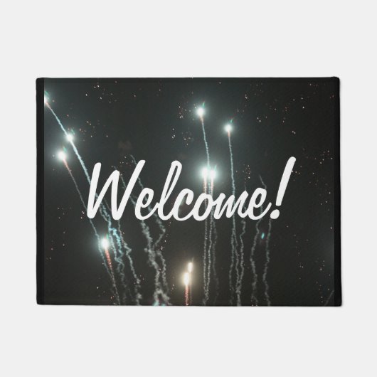 Fireworks Welcome Doormat Fußmatte (Vorderseite)