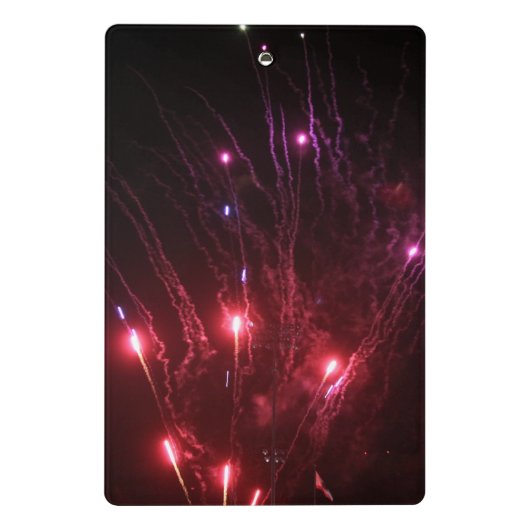 Fireworks-Zwischenablage Mini Klemmbrett (Rückseite)