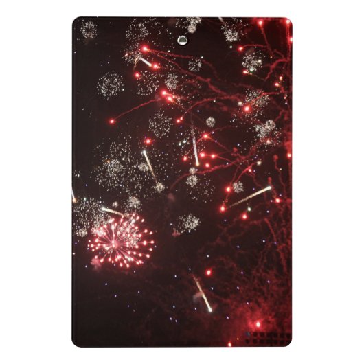 Fireworks-Zwischenablage Mini Klemmbrett (Rückseite)