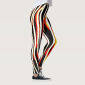 Firey Blitzzebra-gestreifte Leggings (Rechts)